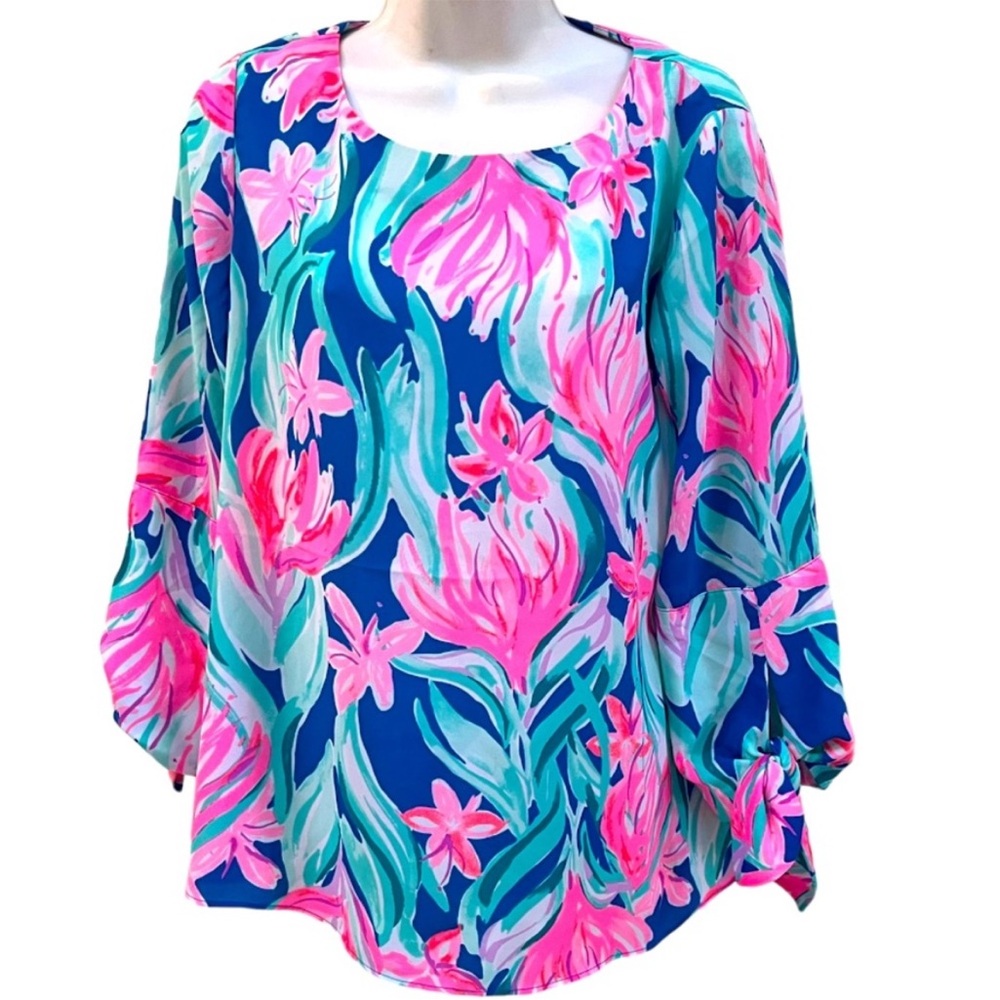 Lilly Pulitzer Langston Top Multi Dream 
A Little Dream S - Picture 2 of 6